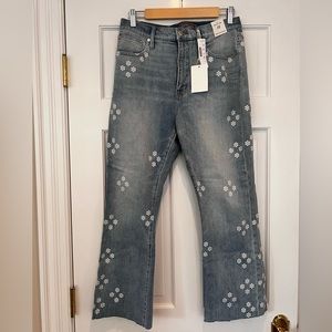NWT, J Crew Point Sur Jeans 11" Kick Out Crop Size 29